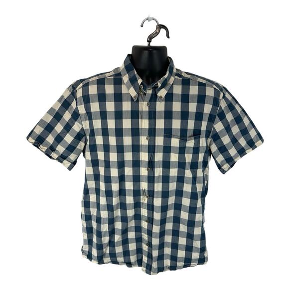 Filson Cotton Lightweight Button Up Short Sleeve Shirt Size Medium - Picture 1 of 9